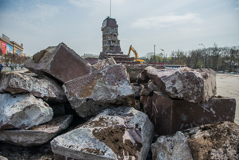 На місці пам'ятника Леніну на площі Свободи будувати нічого не планується