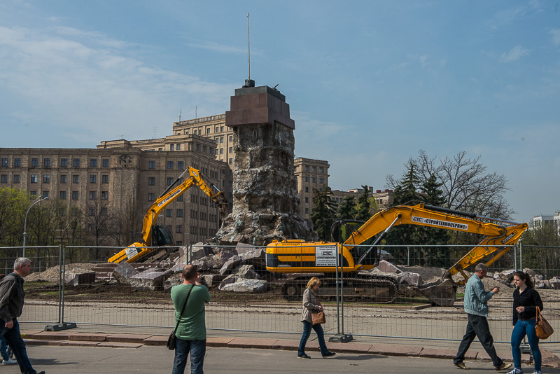 На місці пам'ятника Леніну на площі Свободи будувати нічого не планується
