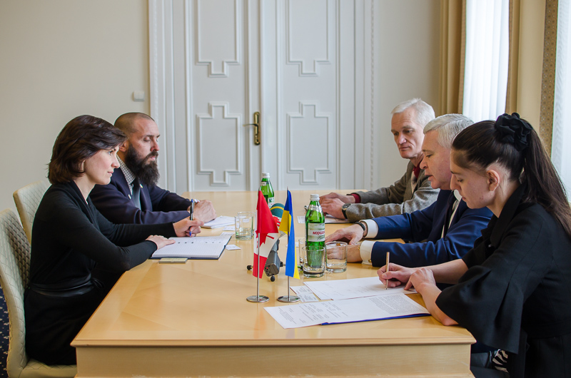 Ігор Терехов провів зустріч із політичним радником Посольства Канади