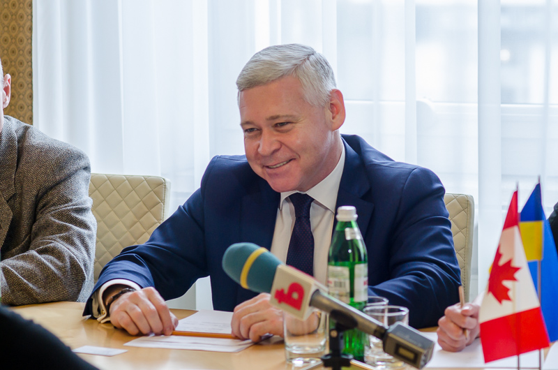 Ігор Терехов провів зустріч із політичним радником Посольства Канади