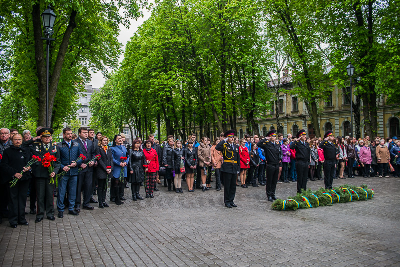 У сквері Пожежного пройшов пам'ятний мітинг