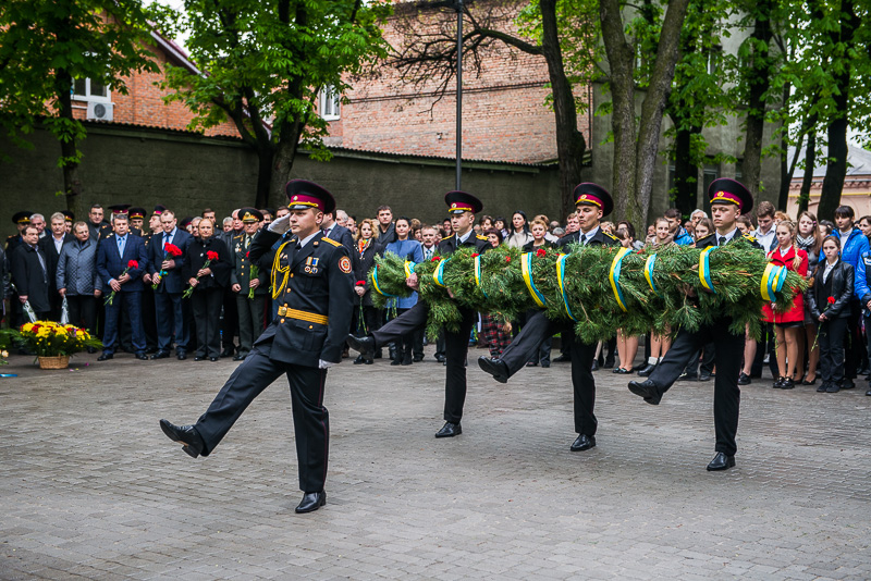 У сквері Пожежного пройшов пам'ятний мітинг
