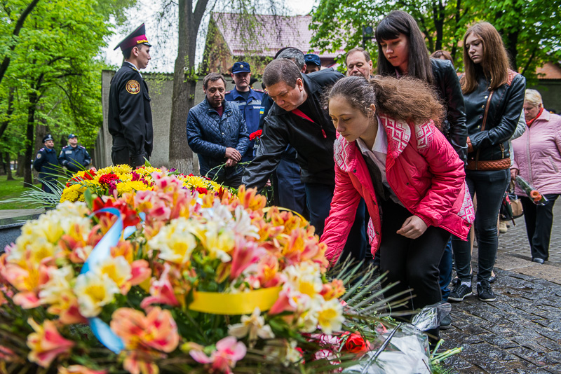 У сквері Пожежного пройшов пам'ятний мітинг
