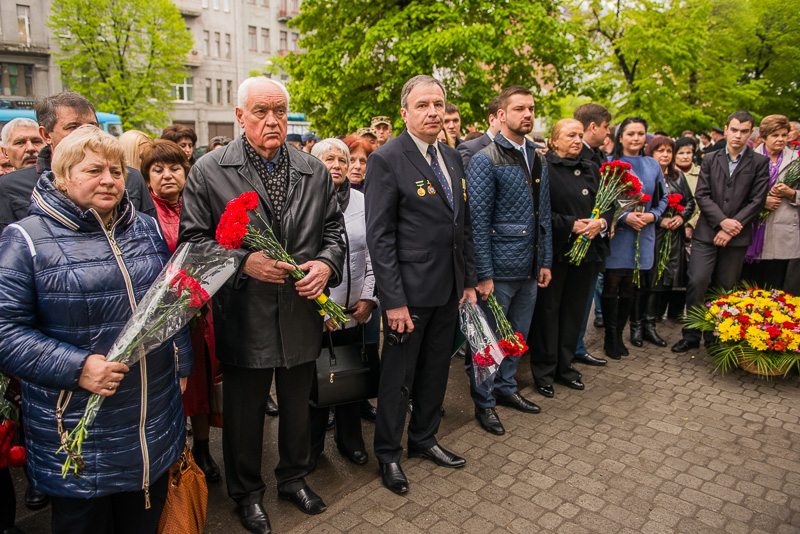 У сквері Пожежного пройшов пам'ятний мітинг
