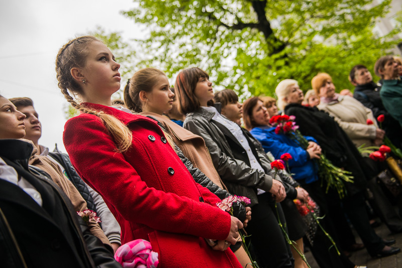 У сквері Пожежного пройшов пам'ятний мітинг