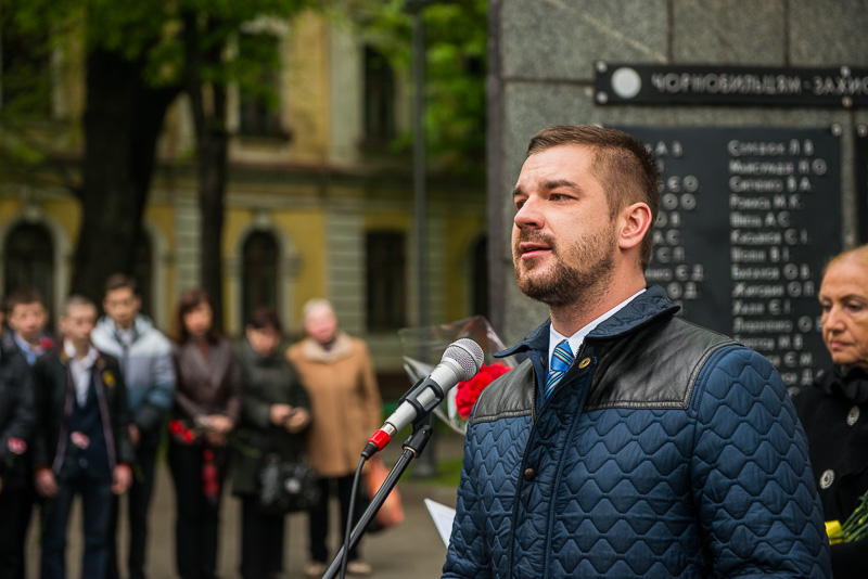 У сквері Пожежного пройшов пам'ятний мітинг