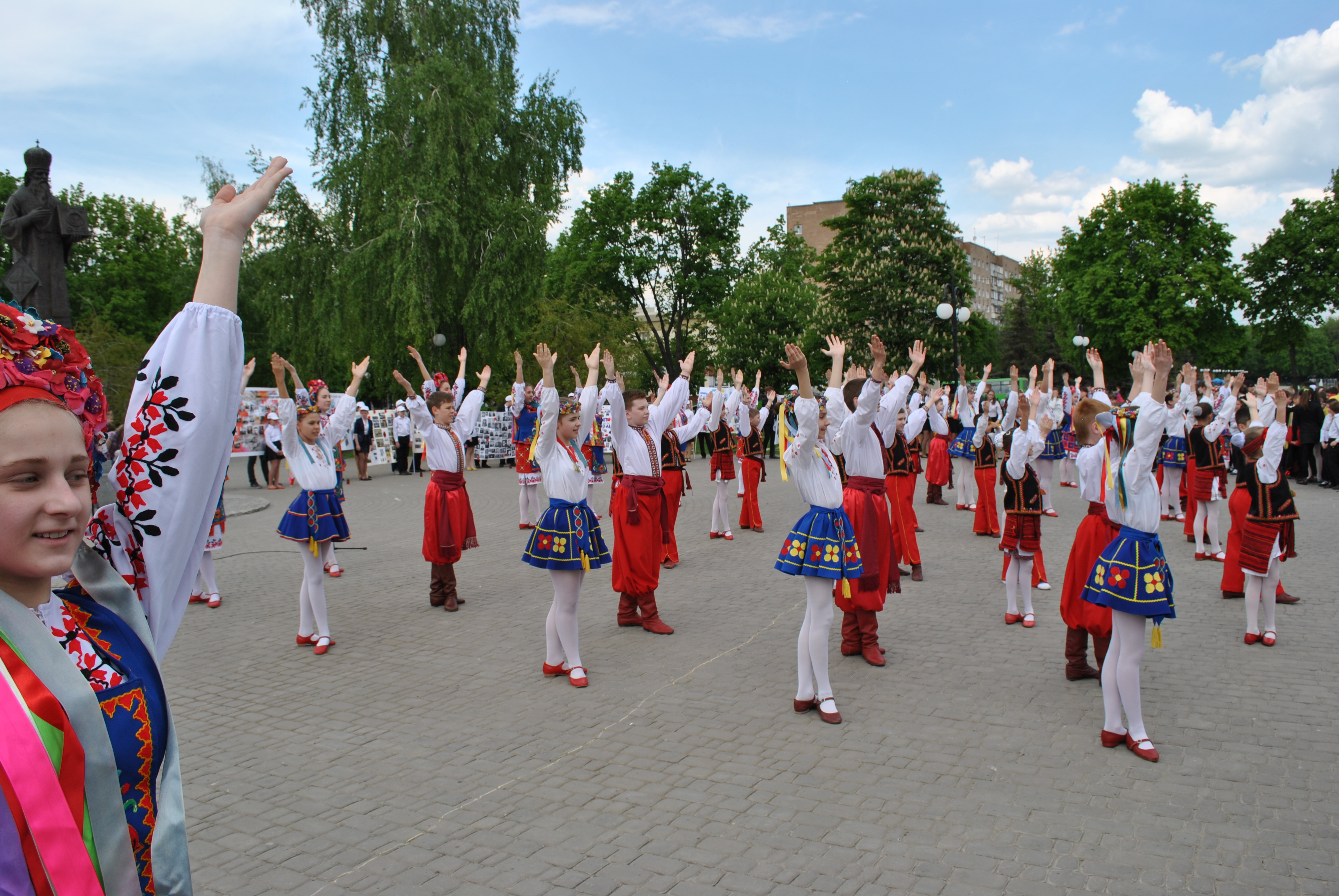 В Індустріальному районі пройшла «Лінійка пам'яті»