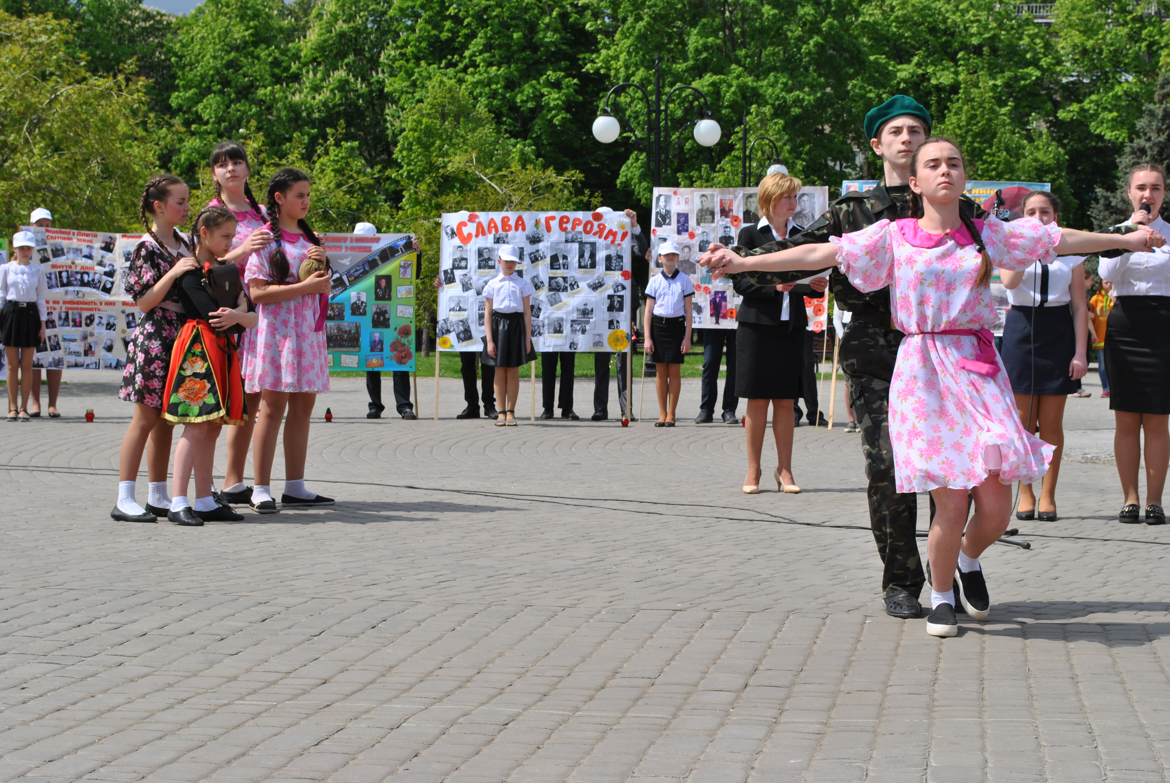 В Індустріальному районі пройшла «Лінійка пам'яті»