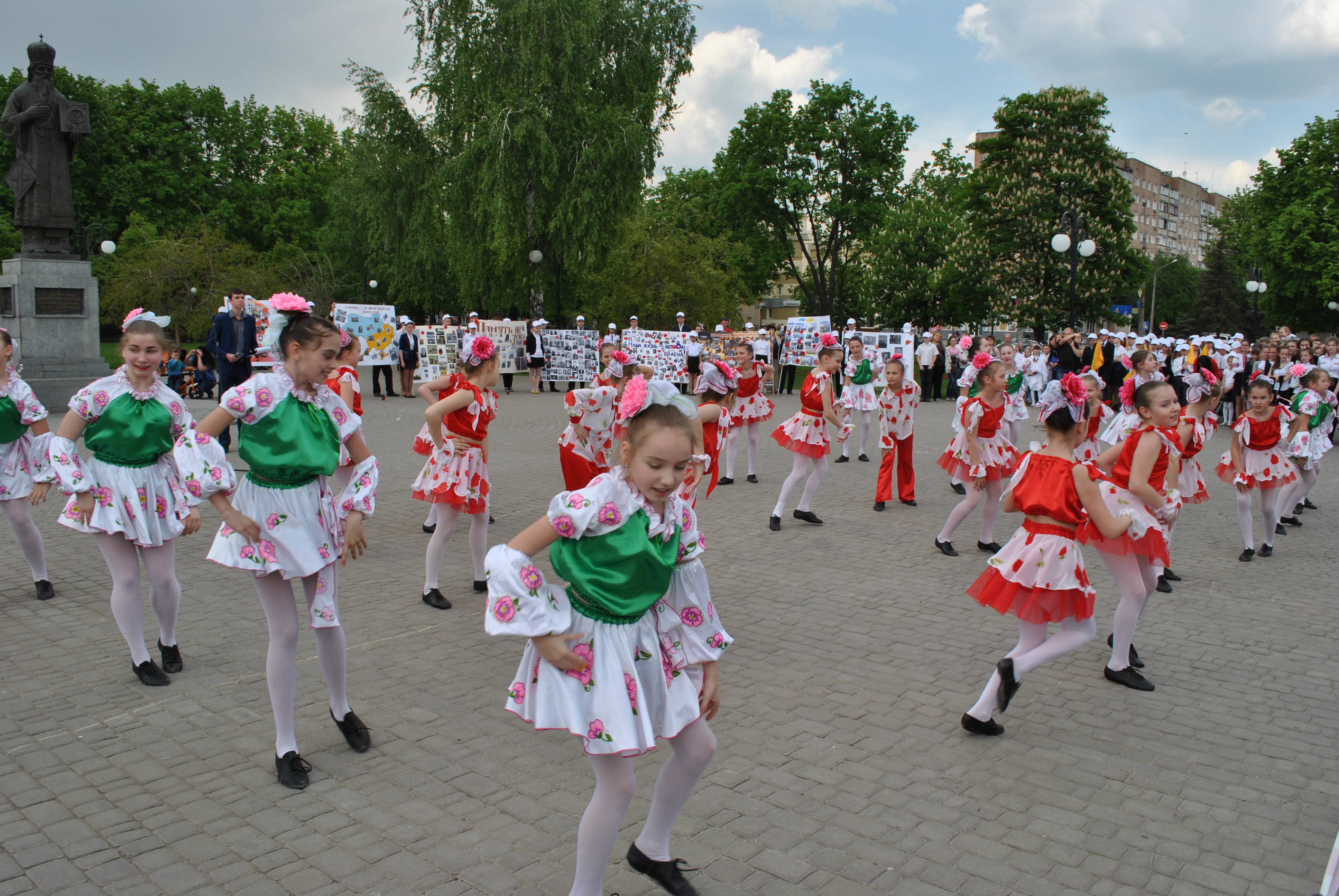 В Індустріальному районі пройшла «Лінійка пам'яті»