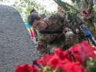 «Кіборги» заклали капсулу на місці майбутнього пам'ятника воїнам АТО