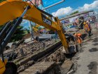 На вулиці Клочківській будують нову систему зливової каналізації