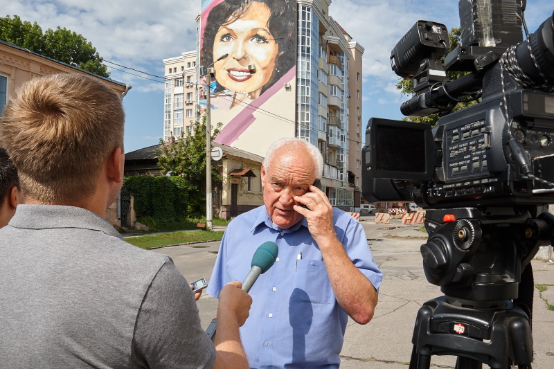 На будинку по вулиці Примерівській з'явився портрет Наталії Фатєєвої