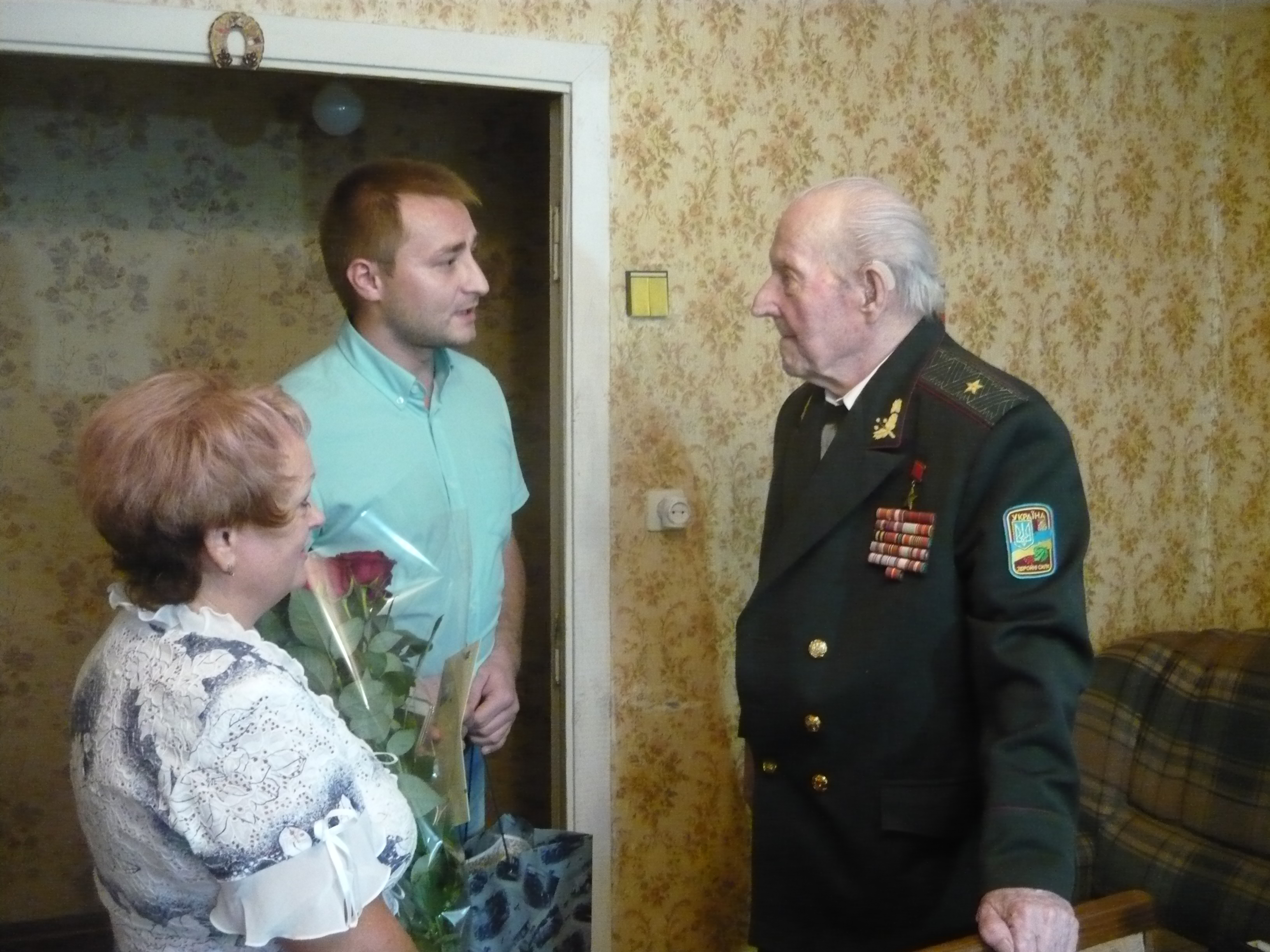 Героя Радянського Союзу Федора Пуртова привітали з Днем визволення Харкова