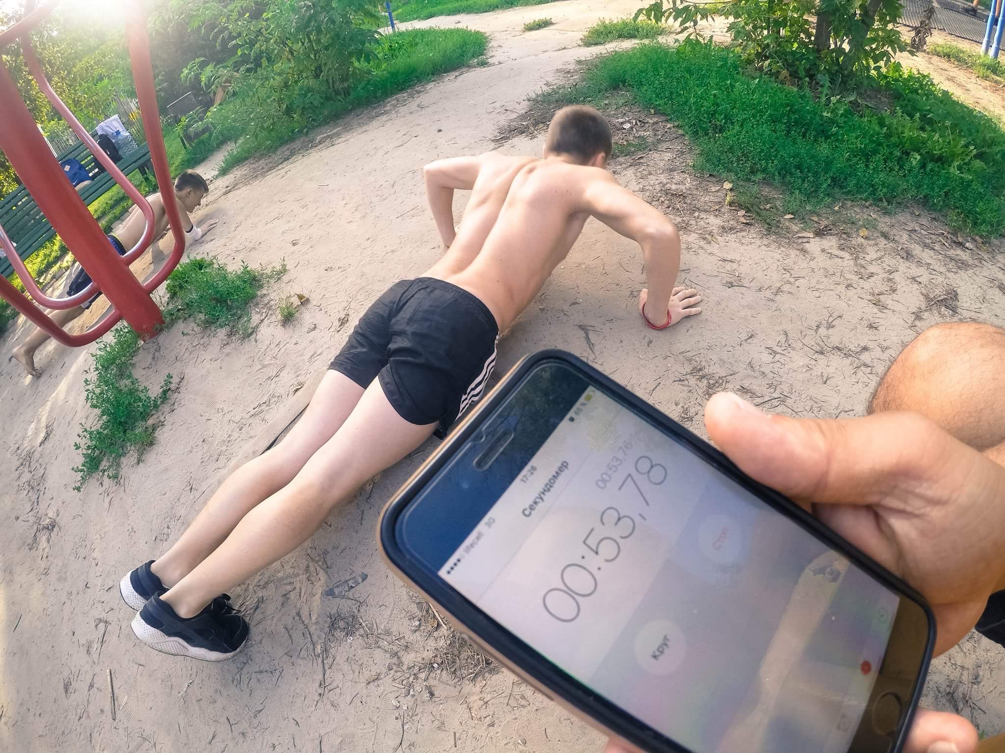 Харківські майстри воркаута провели відкрите тренування