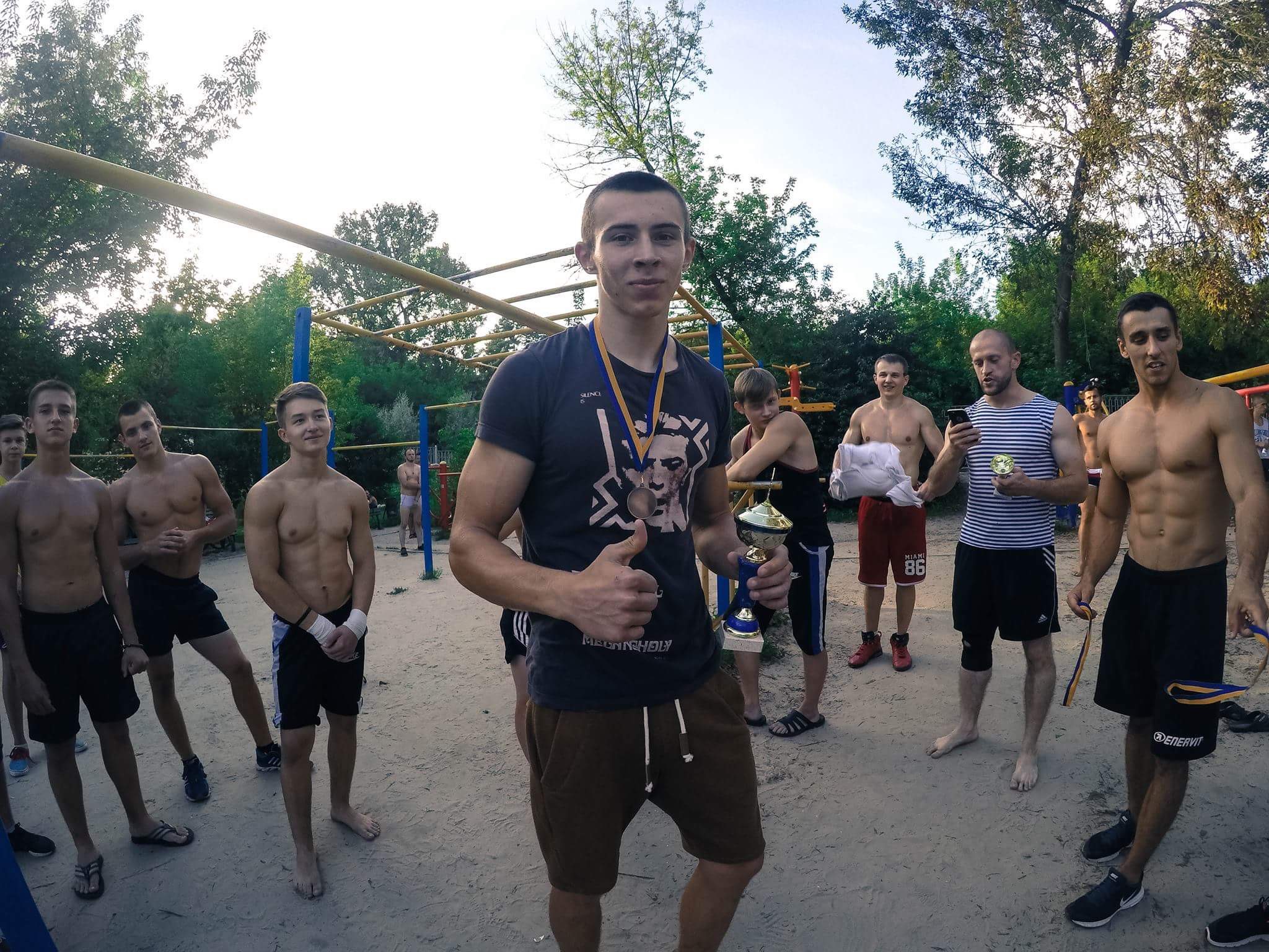Харківські майстри воркаута провели відкрите тренування