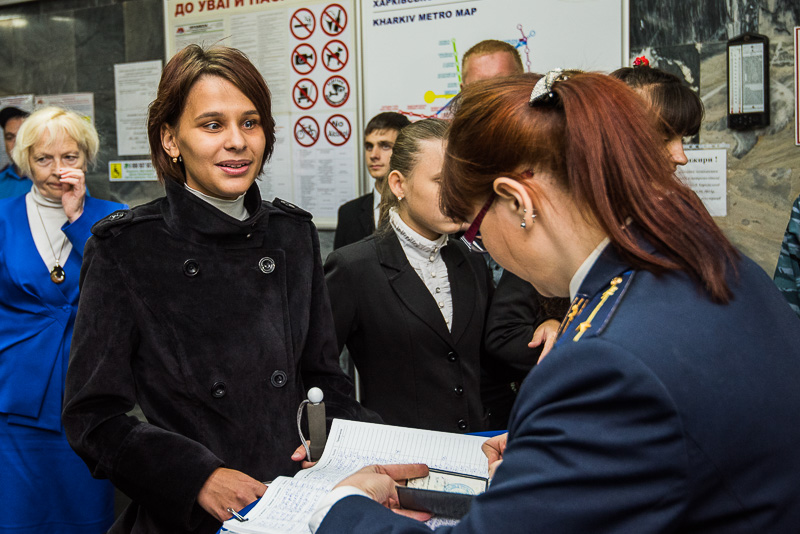 У харківському метро організували службу допомоги незрячим