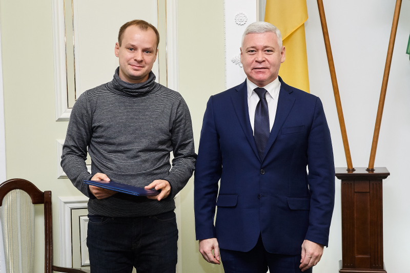 Ігор Терехов вручив премії Харківської міської ради