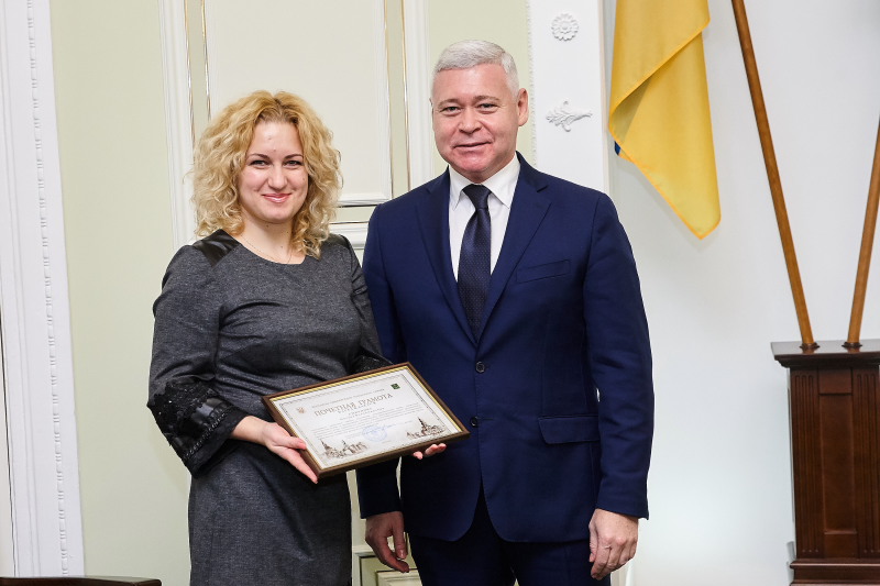 Ігор Терехов вручив премії Харківської міської ради