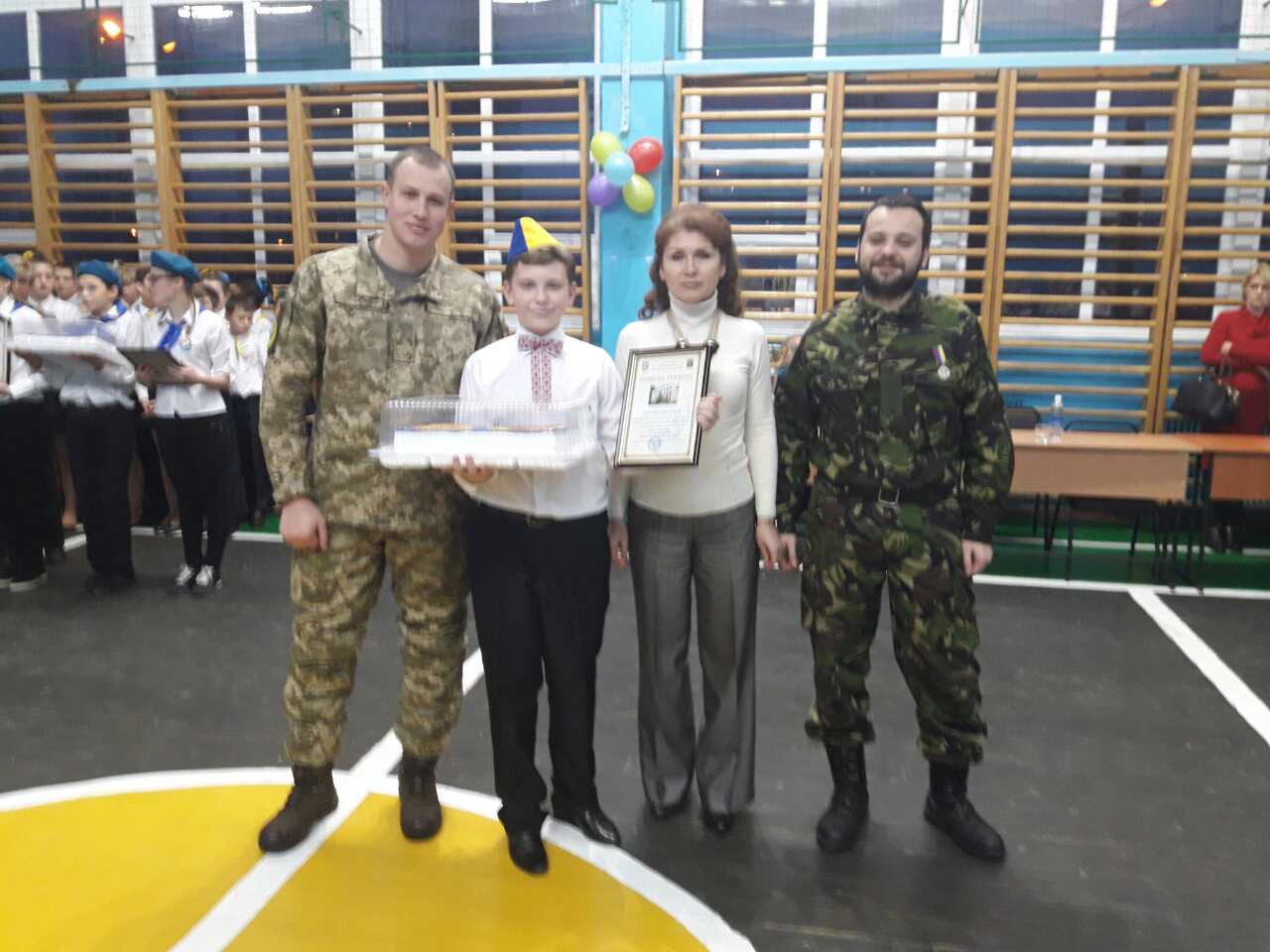В Індустріальному районі пройшов конкурс серед школярів до Дня Збройних Сил України