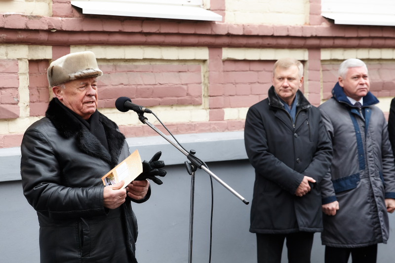 Ігор Терехов: Відкриття меморіальної дошки Миколі Бокаріусу - це данина пам'яті видатному вченому