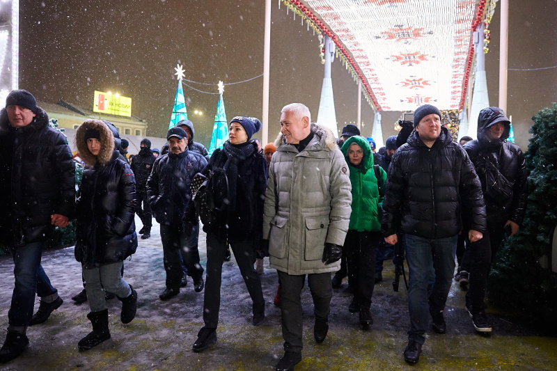 На площі Свободи відкрилася головна ялинка міста