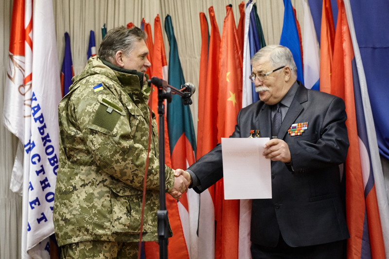 У військовому госпіталі вшанували харківських афганців