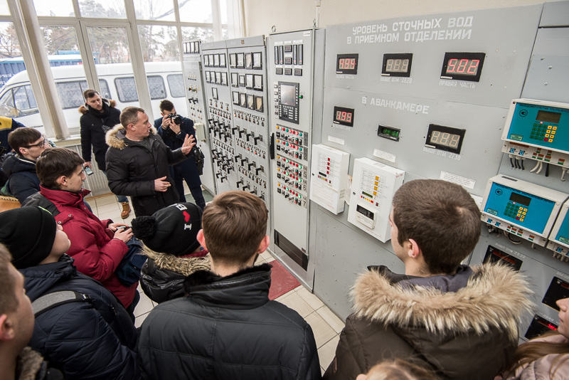 Представники молодіжної ради побували на очисних спорудах «Харківводоканалу»