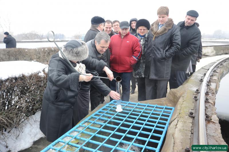Депутати Харківської міської ради оглянули комплекс біологічного очищення «Диканівський» і головну каналізаційну насосну станцію