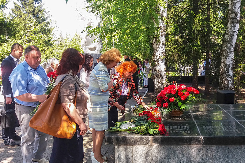 У Слобідському районі вшанували пам'ять загиблих у Другій світовій війні
