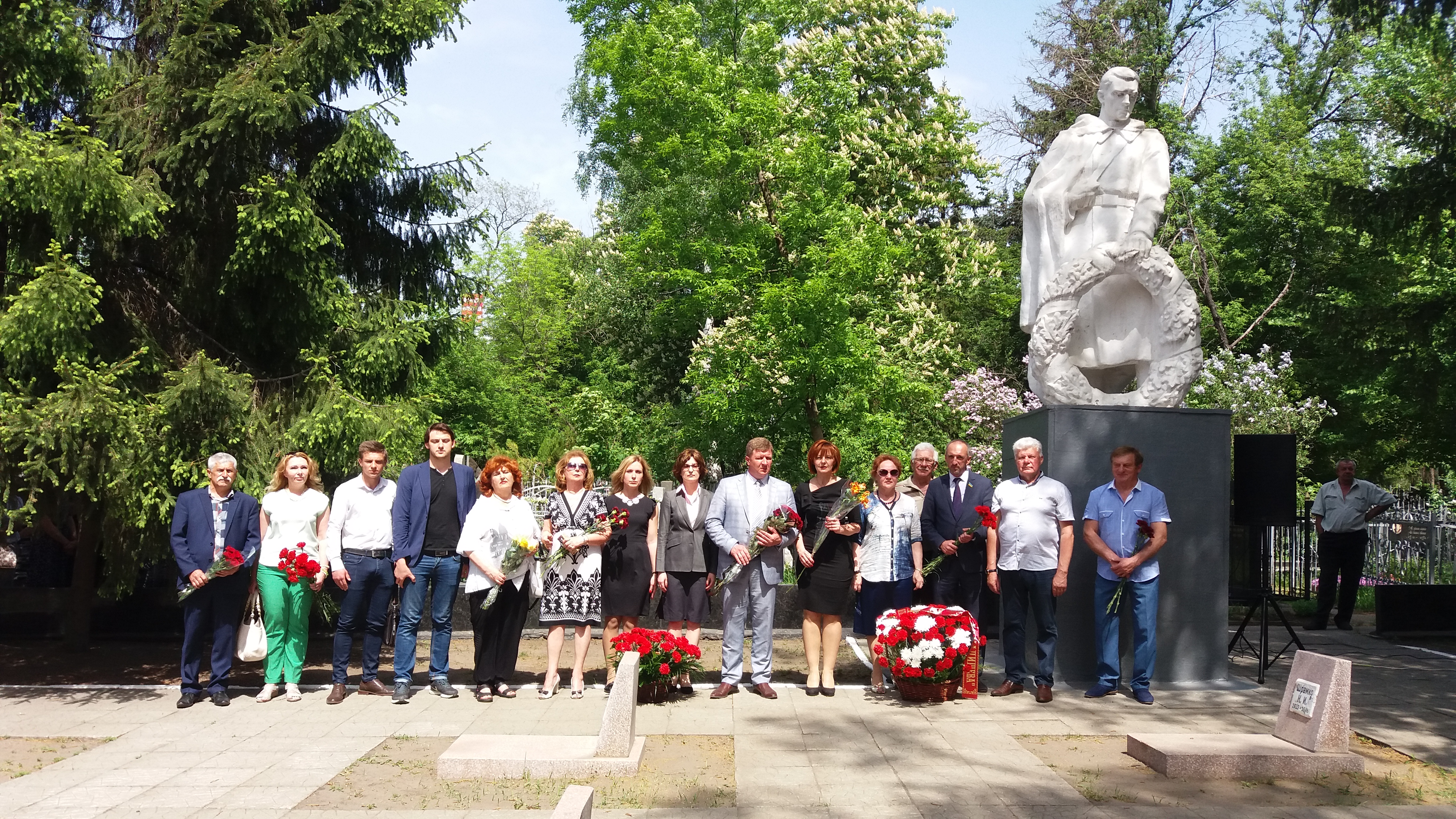 У Слобідському районі вшанували пам'ять загиблих у Другій світовій війні