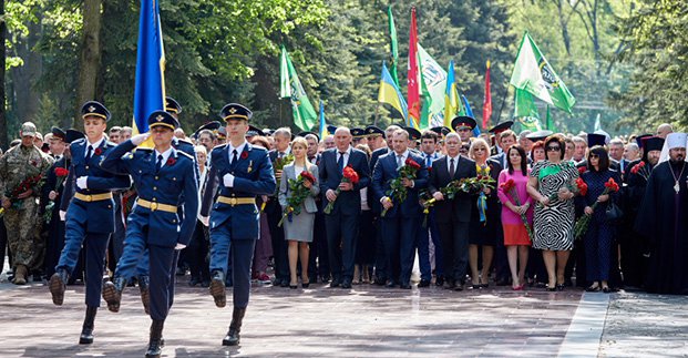 На Меморіалі Слави пройшли жалобні заходи