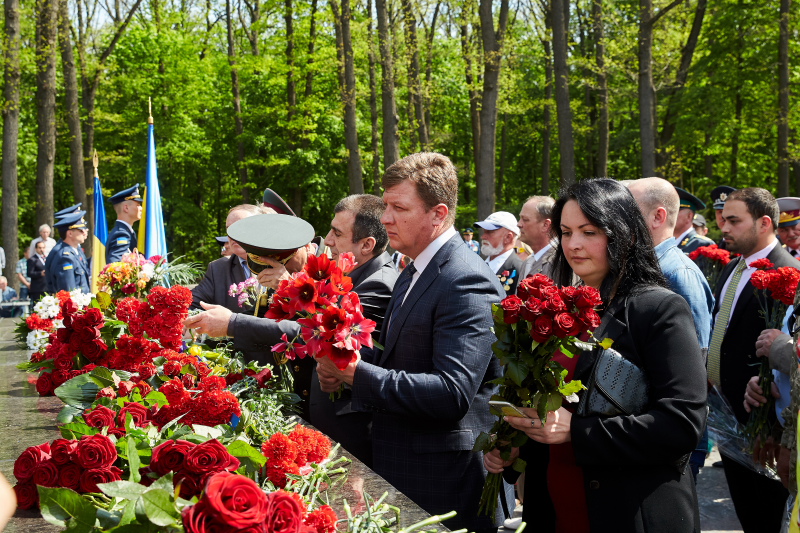 На Меморіалі Слави пройшли жалобні заходи