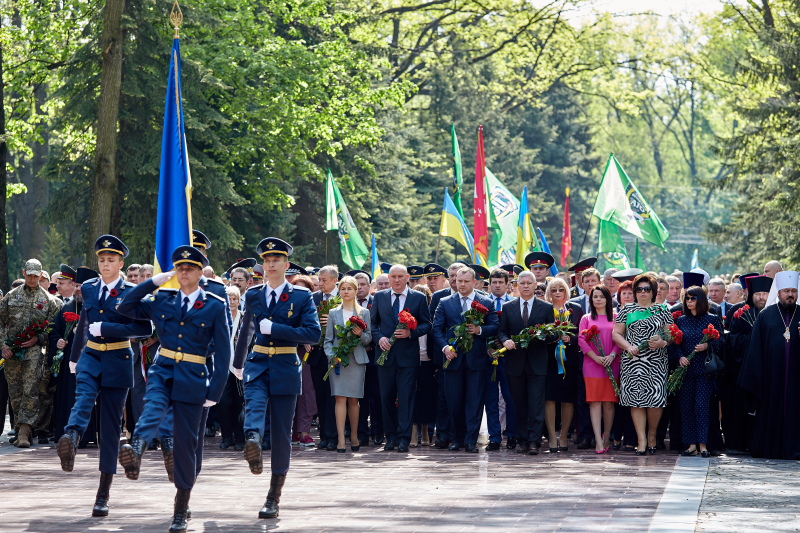 На Меморіалі Слави пройшли жалобні заходи