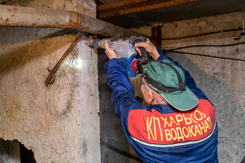 У Московському районі переклали близько 12 кілометрів внутрішньобудинкових мереж «Харківводоканалу»