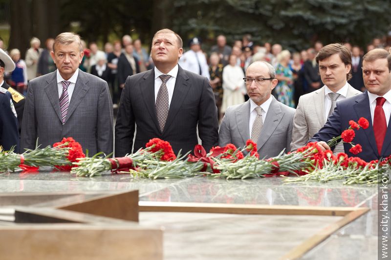 На Меморіалі Слави в Лісопарку вшанували пам'ять загиблих за Вітчизну