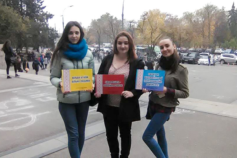 Студенти приєдналися до Європейського дня з протидії торгівлі людьми