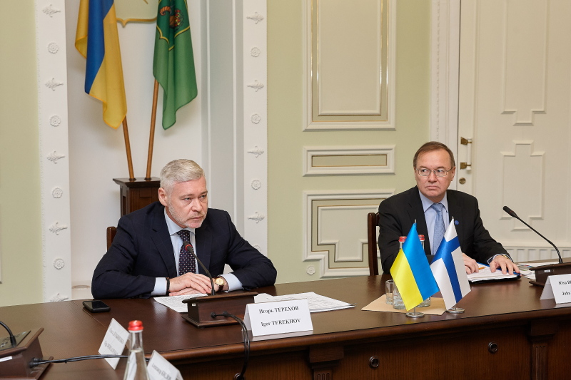 Фінляндія запропонувала Харкову нові напрямки співпраці