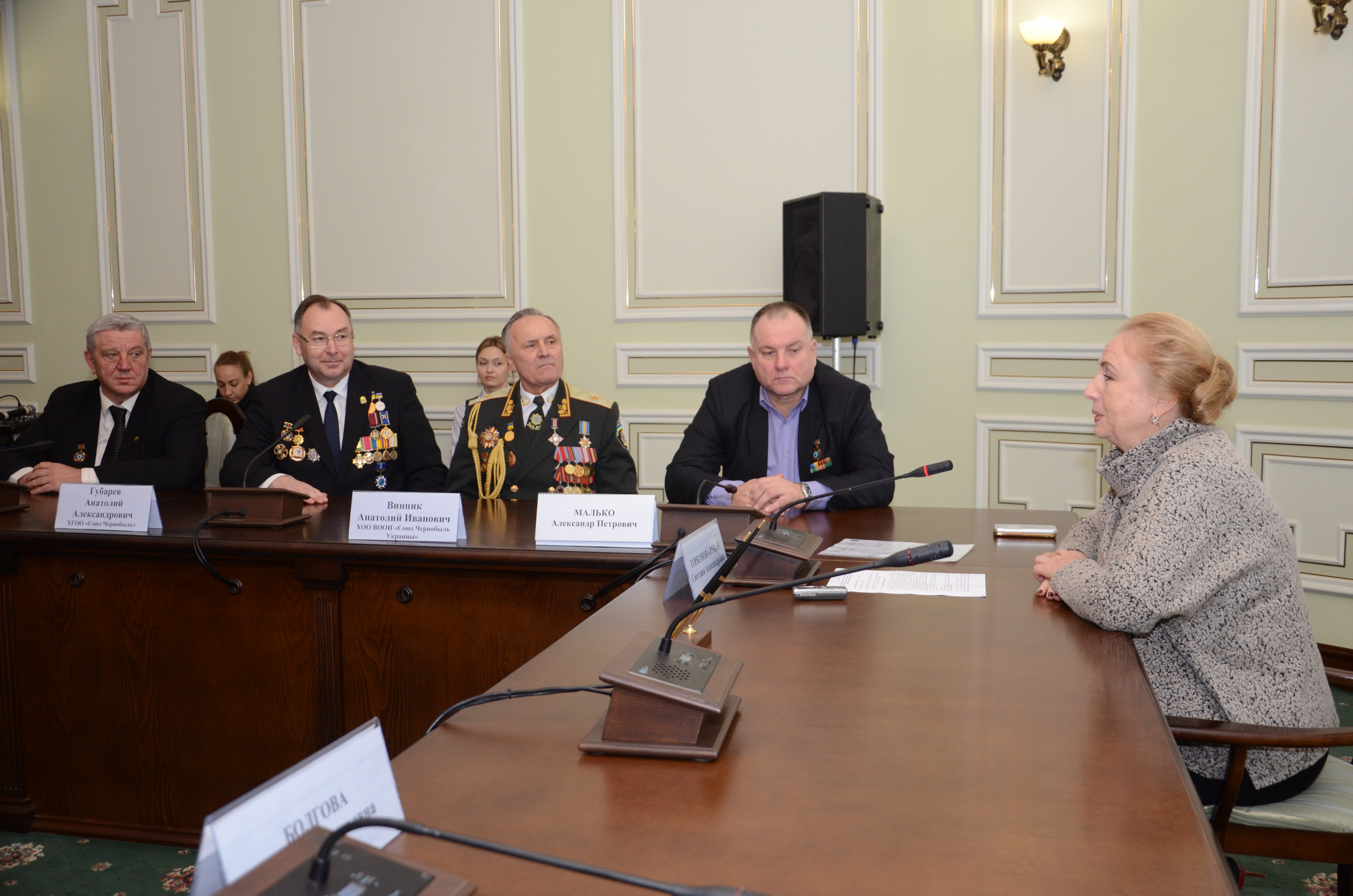 Геннадій Кернес привітав чорнобильців з Днем ліквідаторів аварії на ЧАЕС