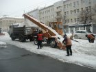 На вулицях міста триває прибирання снігу 