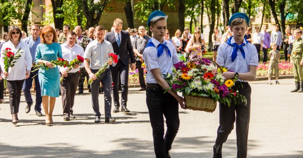 В Індустріальному районі вшанували пам'ять воїнів-визволителів