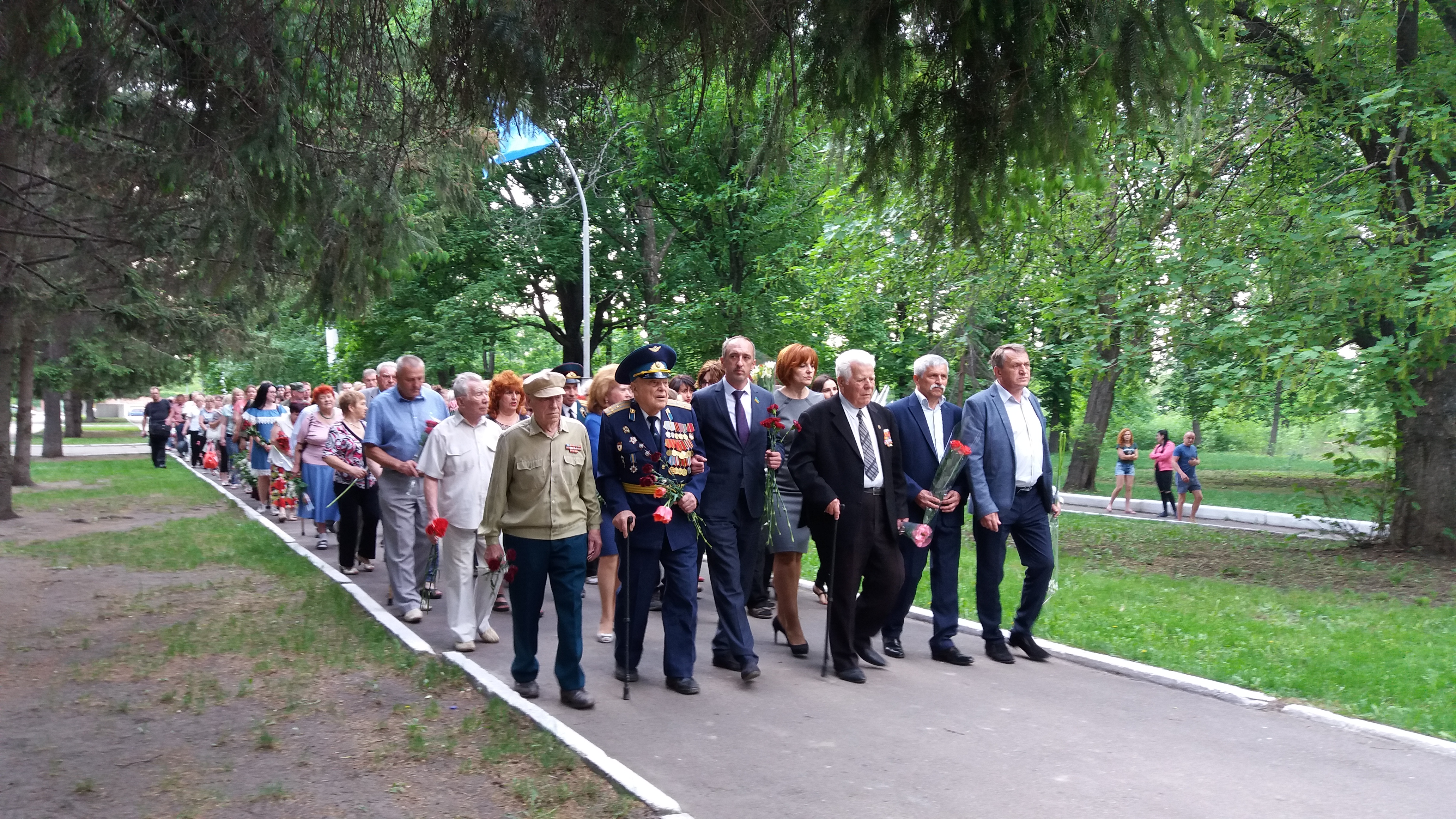 У парку Машинобудівників відсвяткували День Перемоги