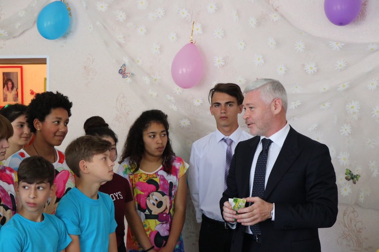 Ігор Терехов привітав вихованців дитячого будинку «Родина»