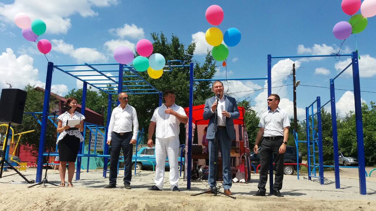 У Слобідському районі відкрили новий спортивний майданчик