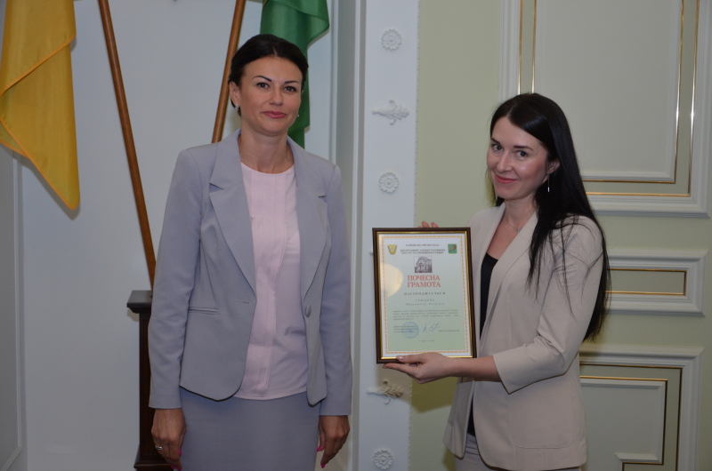 У міськраді привітали працівників торгівлі