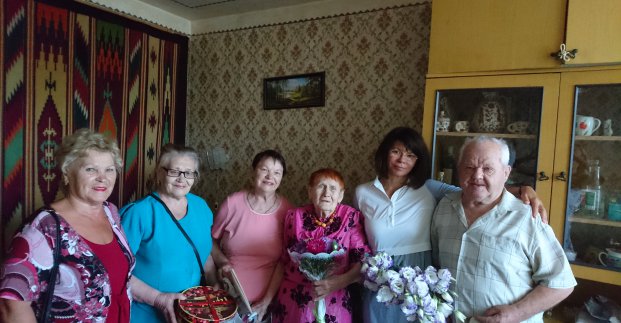 Мешканка Київського району Тетяна Захарченко святкує 95-річчя