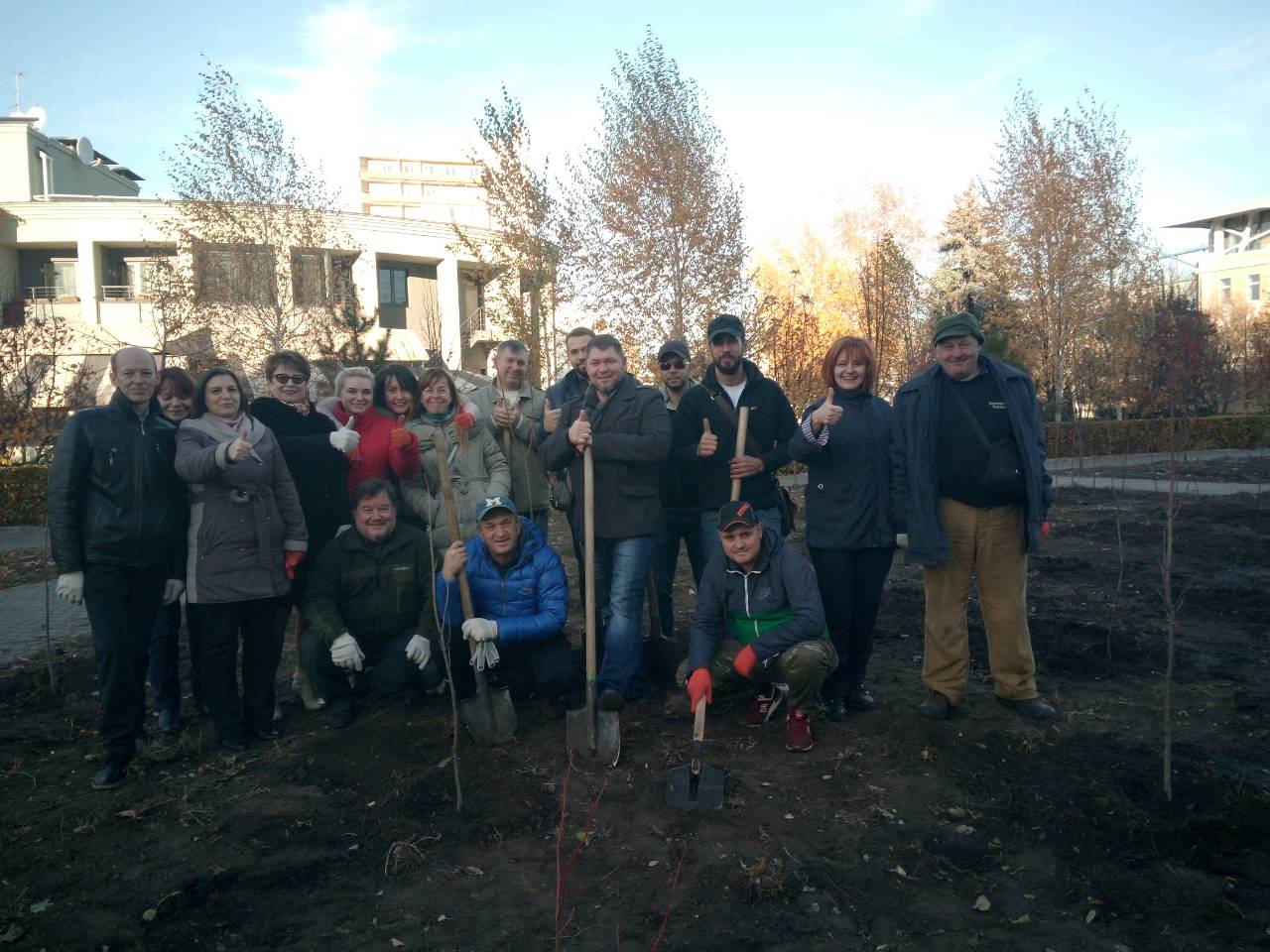 У Слобідському районі посадили 60 дерев