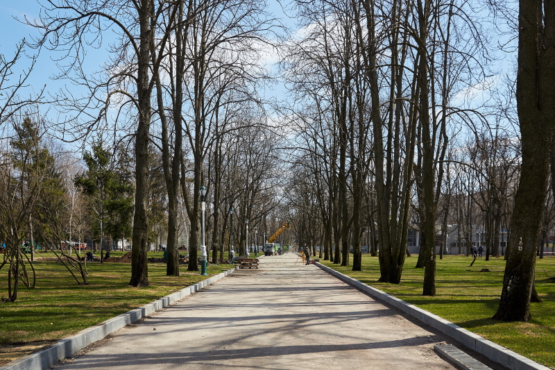 У саду Шевченка створюють нові фонтани, озеро і дитячий майданчик