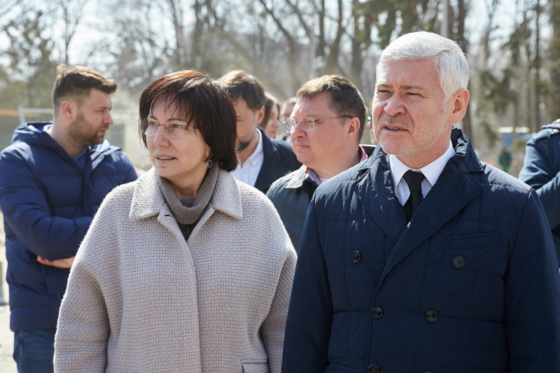 У саду Шевченка створюють нові фонтани, озеро і дитячий майданчик