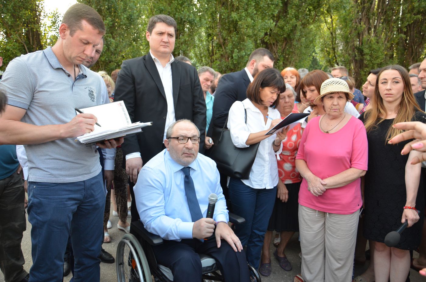 Геннадій Кернес зустрівся з жителями Шишківки