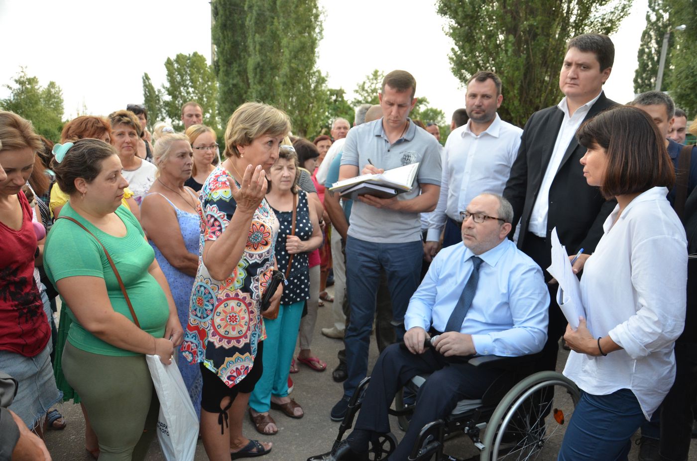 Геннадій Кернес зустрівся з жителями Шишківки